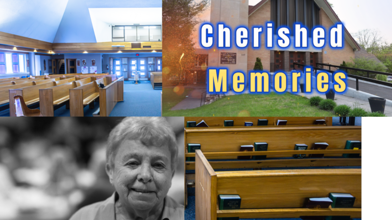 Pauline Chamberland – “My father built the flower holders”